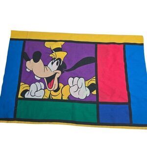 Vintage Disney Goofy Mickey Mouse Colorful Standard Pillowcase